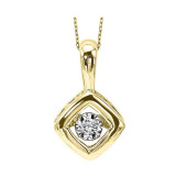 Gems One 10KT Yellow Gold & Diamond Rhythm Of Love Neckwear Pendant  - 1/10 ctw - ROL1199-1YC photo