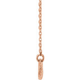 14K Rose Rope Infinity-Inspired 18 Necklace - 865616002P photo 2