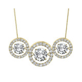 Gems One 14KT Yellow Gold & Diamond Rhythm Of Love Neckwear Pendant  - 1 ctw - ROL1091-4YC photo