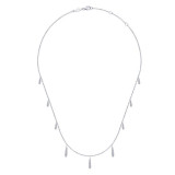 Gabriel & Co. 14k White Gold Lusso Diamond Necklace - NK5788W45JJ photo 2