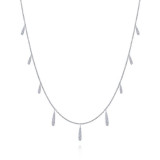 Gabriel & Co. 14k White Gold Lusso Diamond Necklace - NK5788W45JJ photo