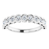 14K White 3/4 CTW Diamond Anniversary Band - 1235966041P photo 3