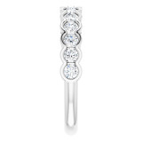 14K White 3/4 CTW Diamond Anniversary Band - 1235966041P photo 4