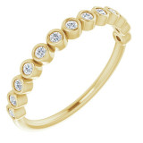 14K Yellow 1/5 CTW Diamond Anniversary Band - 122968601P photo