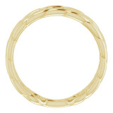14K Yellow Stackable Chain Link Ring - 51671102P photo 2