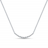 Gabriel & Co. 14k White Gold Lusso Diamond Necklace - NK4942W45JJ photo