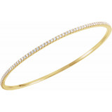 14K Yellow 2 CTW Diamond Stackable Bangle 8 Bracelet - 67337101P photo 2