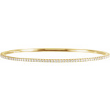 14K Yellow 2 CTW Diamond Stackable Bangle 8 Bracelet - 67337101P photo