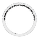 14K White 1/5 CTW Diamond Anniversary Band - 122944600P photo 2