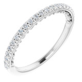 14K White 1/5 CTW Diamond Anniversary Band - 122944600P photo