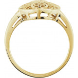 14K Yellow Filigree Ring - 546530839P photo 2