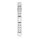 14K White 2.5 mm Round 1/2 CTW Diamond Anniversary Band - 123154604P photo 4