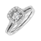Gems One 14KT White Gold & Diamond Rhythm Of Love Fashion Ring   - 1/2 ctw - ROL1187-4WC photo
