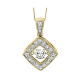 Gems One 14KT Yellow Gold & Diamond Rhythm Of Love Neckwear Pendant  - 1/3 ctw - ROL1083-4YC photo