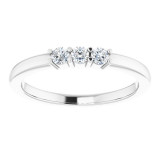 14K White 1/5 CTW Diamond Anniversary Band - 1239756008P photo 3