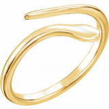 14K Yellow Snake Ring - 51667102P photo