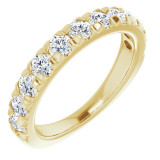 14K Yellow 1 CTW Diamond French-Set Anniversary Band - 1238836017P photo