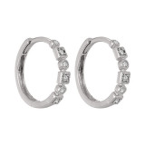 Gems One 14Kt White Gold Diamond (1/8Ctw) Earring - FE2084-4WD photo