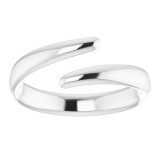 14K White Bypass Ring - 51629101P photo 3