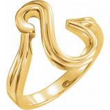 14K Yellow Freeform Ring - 5909123955P photo