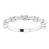 14K White 1/3 CTW Diamond Anniversary Band - 123621604P photo 3