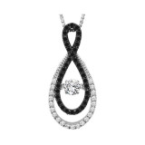 Gems One 14KT White Gold & Diamonds Stunning Neckwear Pendant - 5/8 ctw - ROL1011-4WCBK photo