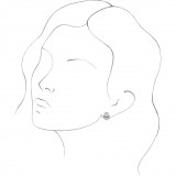 14K White Opal & 1/8 CTW Diamond Earrings - 86780610P photo 3