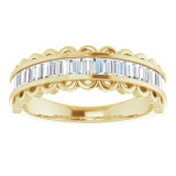 14K Yellow 5/8 CTW Diamond Channel-Set Anniversary Band - 123694601P photo 3