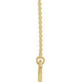 14K Yellow .03 CTW Diamond Heart 16 Necklace - 86335601P photo 2