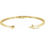 14K Yellow 1/4 CTW Diamond Bangle Bracelet - 65101101P photo 2