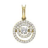 Gems One 14KT Yellow Gold & Diamond Rhythm Of Love Neckwear Pendant  - 3/8 ctw - ROL1013-4YC photo
