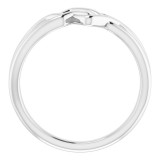 14K White Geometric Ring - 52006101P photo 2