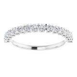 14K White 1/2 CTW Diamond Anniversary Band - 1239736001P photo 3