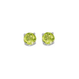 Gems One 14Kt White Gold Peridot (1 Ctw) Earring - EDR50-4W photo