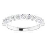 14K White 1/4 CTW Diamond Ring - 122855601P photo 3