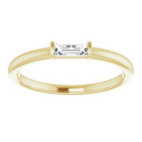 14K Yellow 1/6 CTW Diamond Stackable Ring - 122887606P photo 3