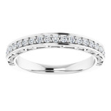 14K White 1/3 CTW Diamond Anniversary Band - 123998600P photo 3