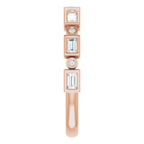14K Rose 1/4 CTW Diamond Anniversary Band - 1236356064P photo 4