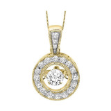 Gems One 14KT Yellow Gold & Diamond Rhythm Of Love Neckwear Pendant   - 1/3 ctw - ROL1086-4YC photo
