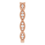 14K Rose 1/5 CTW Diamond Anniversary Band - 123093602P photo 4