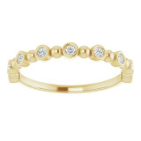 14K Yellow 1/8 CTW Diamond Anniversary Band - 1236316026P photo 3