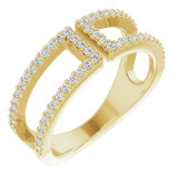 14K Yellow 1/3 CTW Diamond Ring - 65215060000P photo