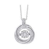 Gems One 14Kt White Gold Diamond (1/6Ctw) Pendant - PD33645-4WD photo