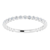 14K White 1/3 CTW Diamond Anniversary Band - 123013600P photo 3