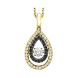 Gems One 14KT Yellow Gold & Diamonds Stunning Neckwear Pendant - 3/8 ctw - ROL1017-4YCBK photo