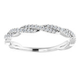 14K White 1/6 CTW Diamond Anniversary Band - 123325600P photo 3