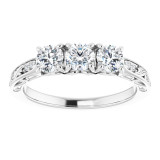 14K White 3/4 CTW Diamond Anniversary Band - 1232666000P photo 3