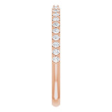 14K Rose 1/5 CTW Diamond Anniversary Band - 123274602P photo 4