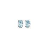 Gems One 14Kt White Gold Aquamarine (1/2 Ctw) Earring - EAO53-4W photo