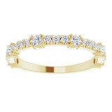 14K Yellow 1/2 CTW Diamond Anniversary Band - 123802601P photo 3